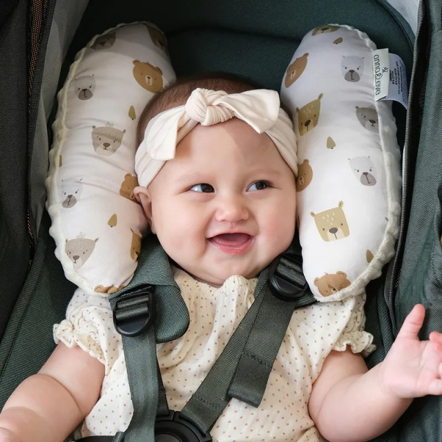 Anna&Eve 美國 嬰幼兒頭頸支撐保護枕-萊賽爾款