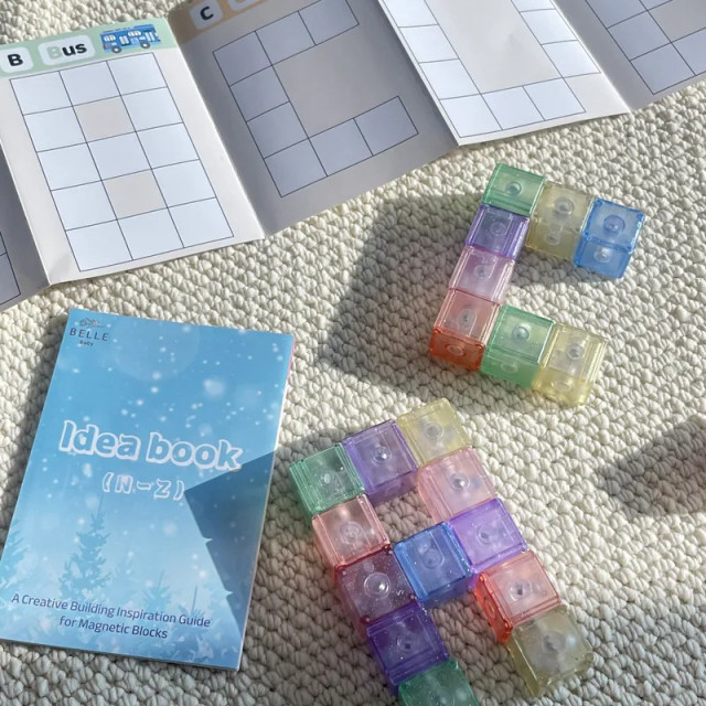 Bellebaby 透明小磁吸積木(24顆入)