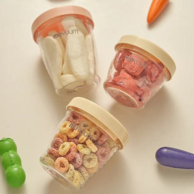 MOYUUM 韓國 TRITAN多功能食品儲存罐3入組 130ml