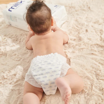 Milk 鎖水芯牛奶尿布 黏貼型