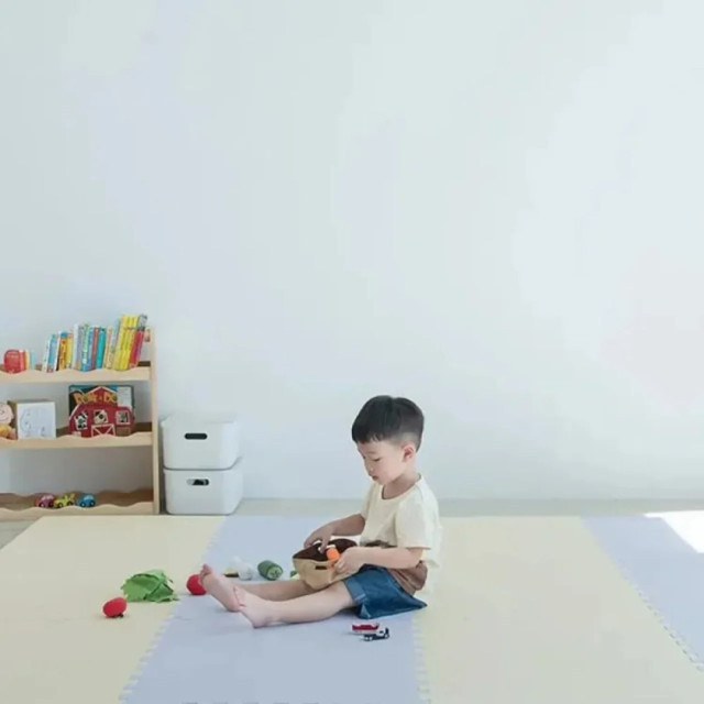 Pato Pato 馬卡龍雙色巧拼地墊60*60*3cm(4入)