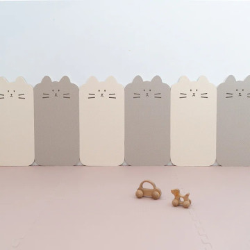 PatoPato 貓咪防撞壁貼28*56*2cm(6入)