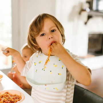 Loulou Lollipop 寬口袋立體矽膠圍兜