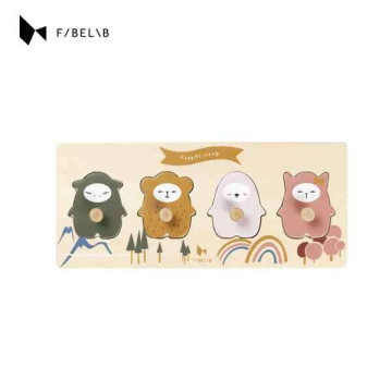 Fabelab 幼幼手抓拼圖 (木質四隻動物款)