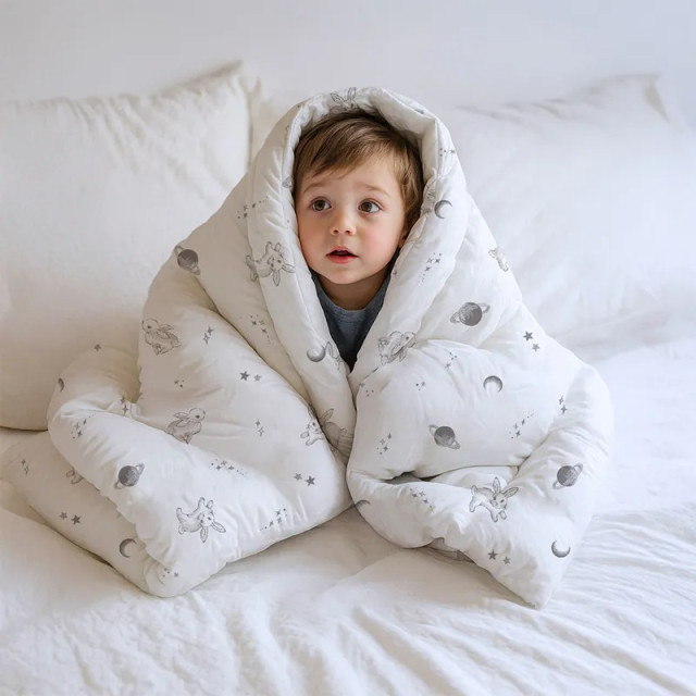 Elava 韓國 兒童莫代爾棉花糖四季被