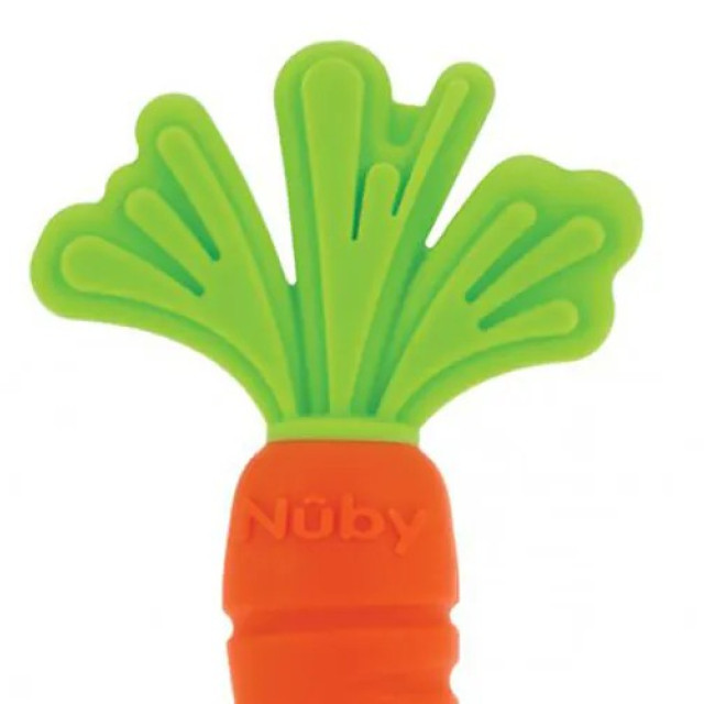Nuby 香蕉按摩刷&胡蘿蔔固齒器
