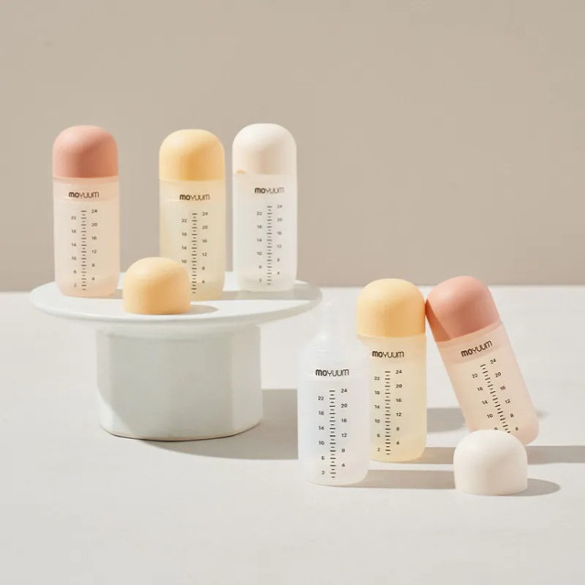MOYUUM 韓國 白金矽膠多功能餵食瓶3入組