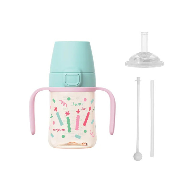 MOYUUM 韓國 PPSU彈蓋吸管學飲水杯 170ml