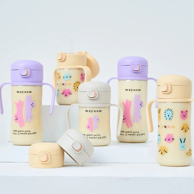 MOYUUM 韓國 PPSU彈蓋吸管學飲水杯 270ml