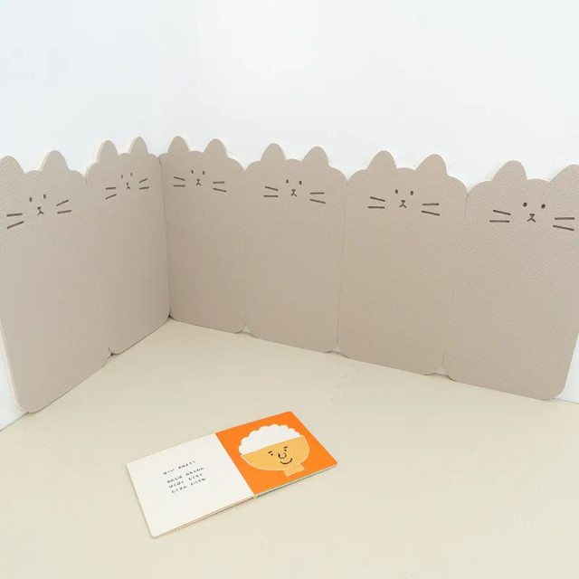 PatoPato 貓咪防撞壁貼28*56*2cm(6入)