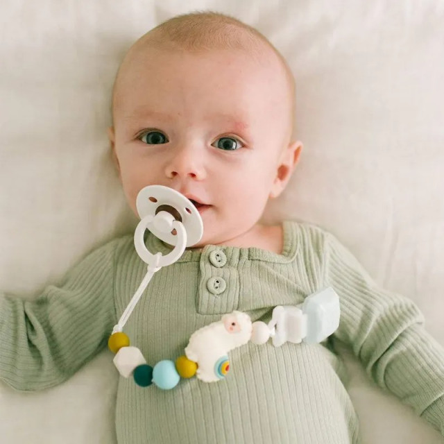 Loulou Lollipop 甜心版串珠固齒器奶嘴鍊夾