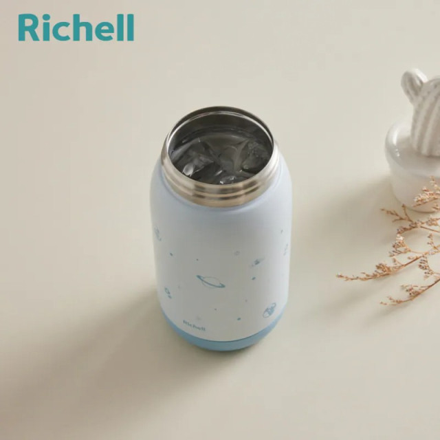 Richell 利其爾 TLI第四代 不銹鋼直飲保溫杯-宇宙奇航 450ml