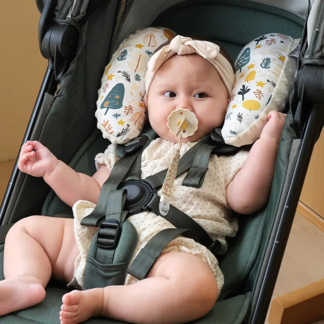 Anna&Eve 美國 嬰幼兒頭頸支撐保護枕-萊賽爾款