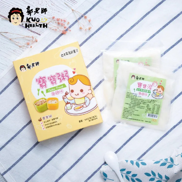 郭老師 冷凍4M+寶寶米泥(多款可選)