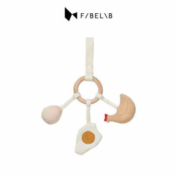 Fabelab 吊掛安撫搖鈴 雞與蛋