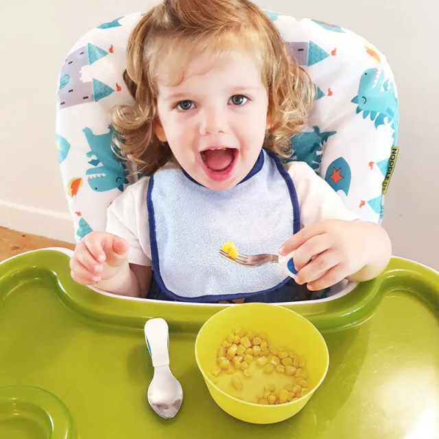 doddl 英國人體工學嬰兒學習餐具2件組