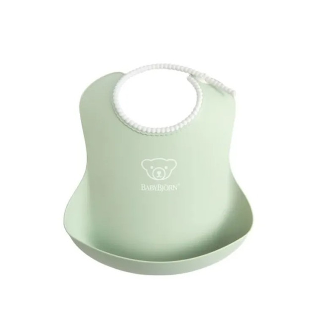 BABYBJÖRN 軟膠珠邊防屑圍兜