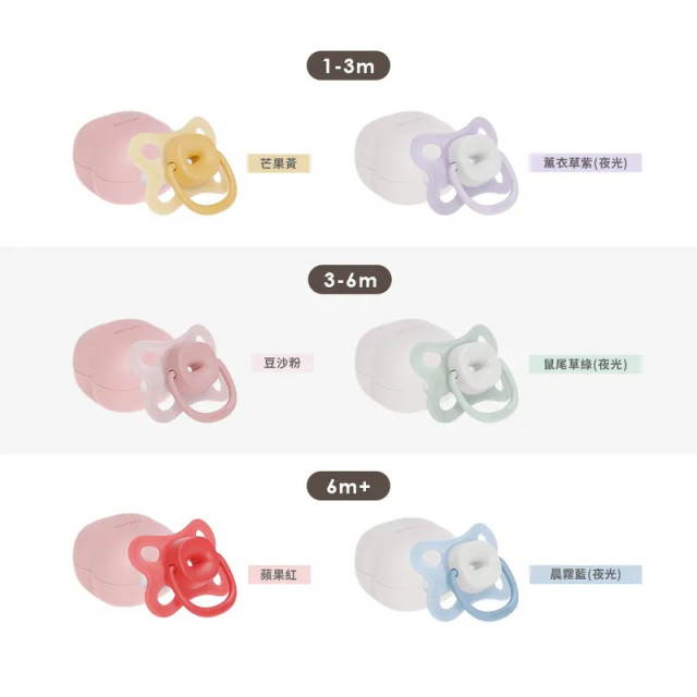 MOYUUM 韓國 透氣式矽膠奶嘴收納盒組 蝴蝶款