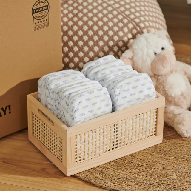 Milk 鎖水芯牛奶尿布 褲型 四入箱購