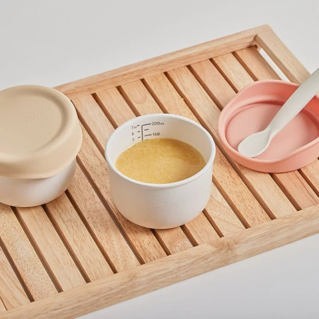 MOYUUM 韓國 陶瓷點心碗附矽膠蓋