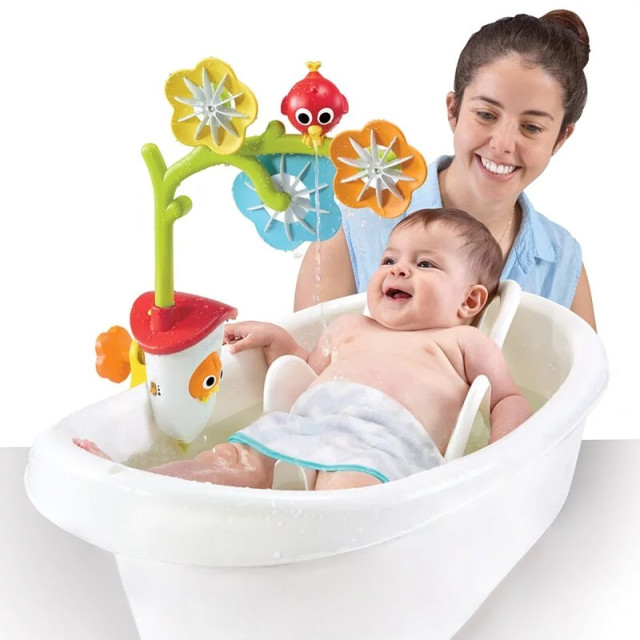 Yookidoo 以色列 洗澡/ 戲水玩具 - 花兒轉轉灑水組