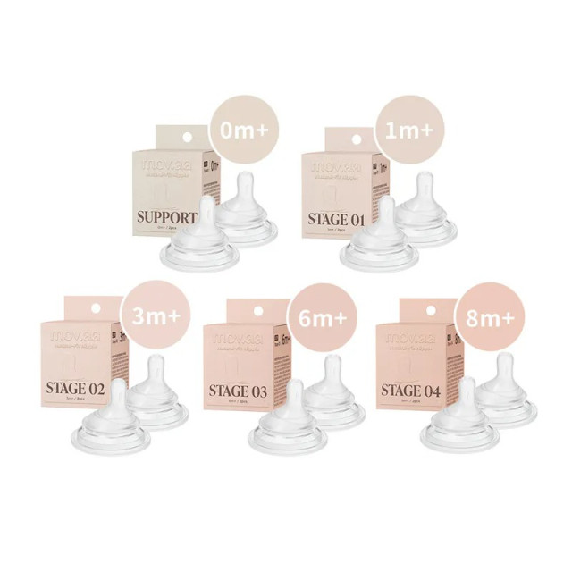 MOYUUM mov.aa圓口偏心替換奶嘴 (2入/組)