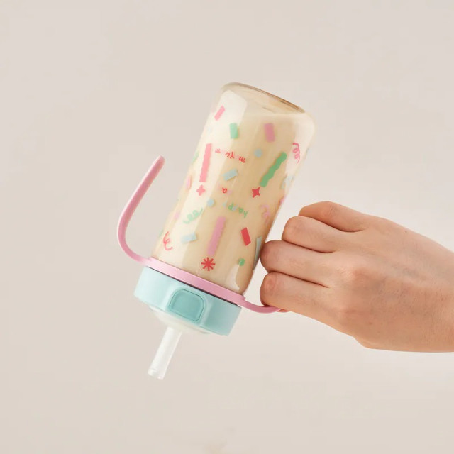 MOYUUM 韓國 PPSU彈蓋吸管學飲水杯 270ml