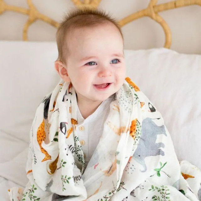 Loulou Lollipop 竹纖維透氣包巾