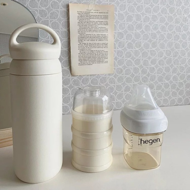 Hegen 金色奇蹟PPSU多功能方圓型寬口奶瓶 5oz/150ml (雙瓶組)