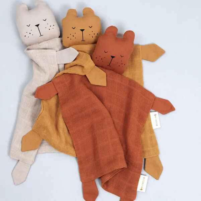 Fabelab 有機棉動物安撫巾 紗布巾款 (多款可選)