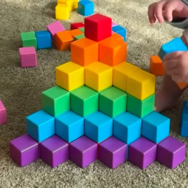 韓國 Bellebaby 磁吸積木(方塊/三角形/圓弧)