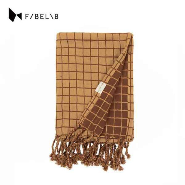 Fabelab 有機棉格紋寶寶毯 (多款可選)