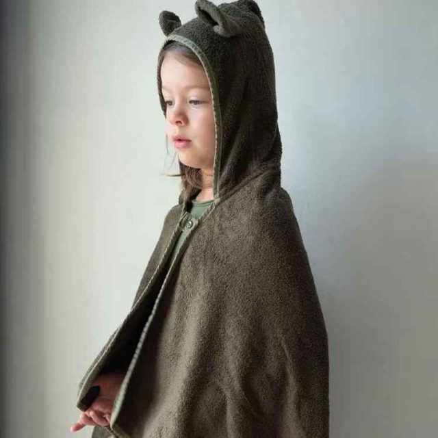 Fabelab 竹纖維連帽浴巾3-7y (多款可選)