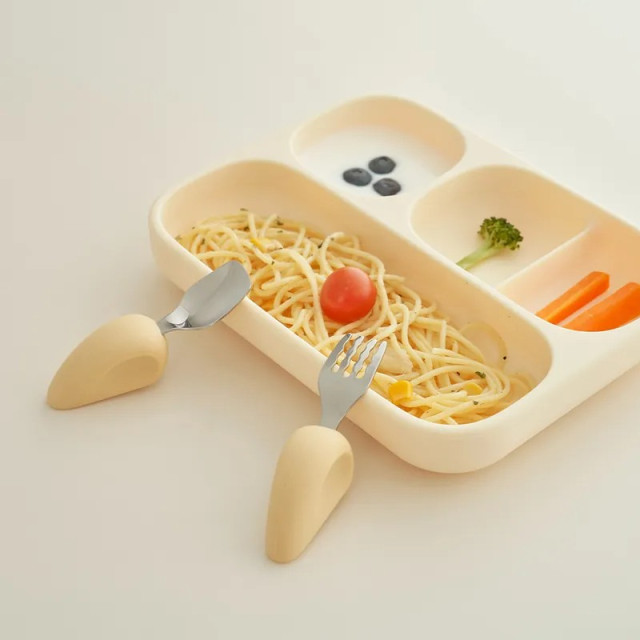 MOYUUM 韓國 304不鏽鋼愛心湯叉組