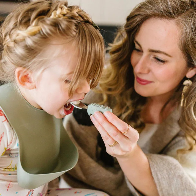 Loulou Lollipop 動物造型 304不鏽鋼學習訓練叉匙組