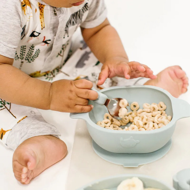 Loulou Lollipop 動物造型 304不鏽鋼學習訓練叉匙組