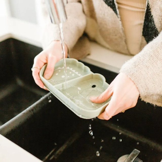 Loulou Lollipop 動物造型 防滑矽膠餐盤