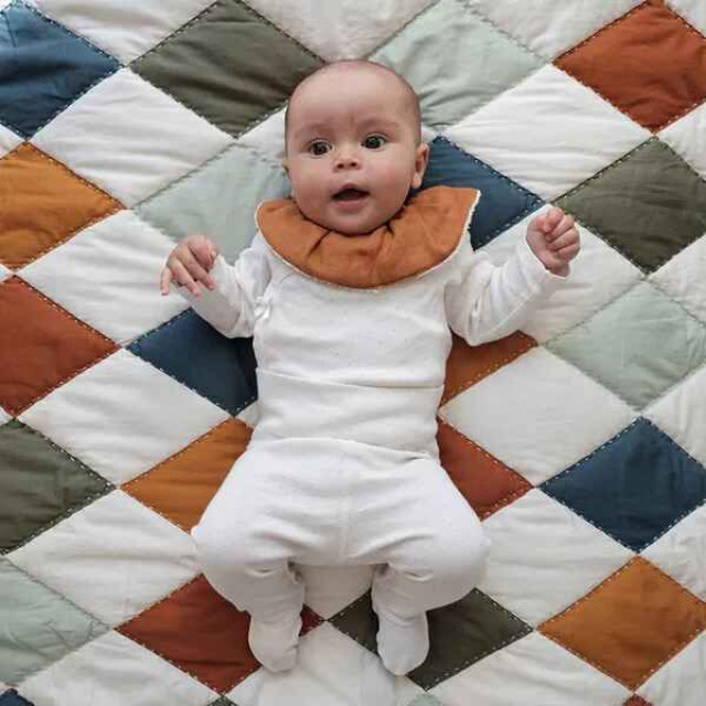 Fabelab 有機棉圓兜三入組 海洋物語