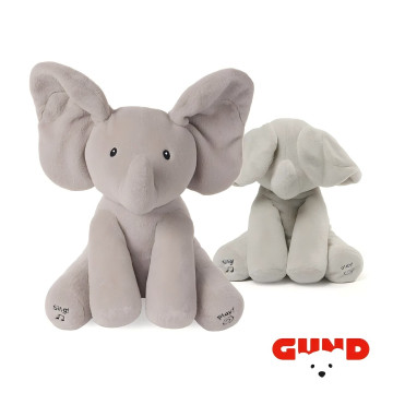 GUND 小象躲貓貓互動玩偶（電動）