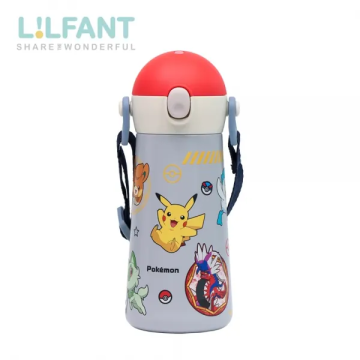 SuperBO 不鏽鋼直飲保溫水壺460ml 寶可夢