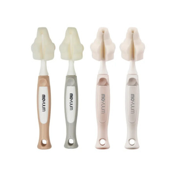 MOYUUM 韓國 奶嘴海綿刷 2入組