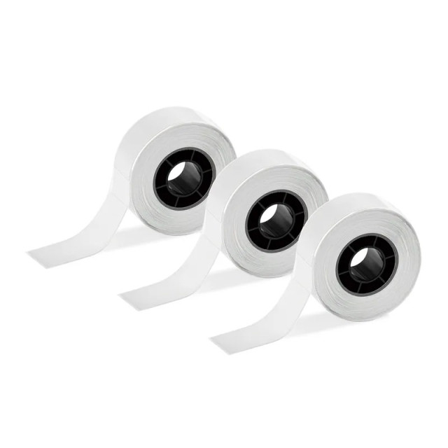 KINYO 熱感應標籤紙-白色間隙紙3入 (LM-1W)