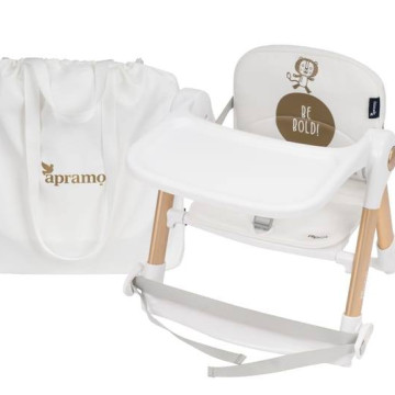 Apramo Flippa classic可攜式兩用兒童旅行餐椅-歌劇白