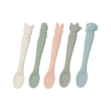 Loulou Lollipop 動物造型 矽膠餵食湯匙