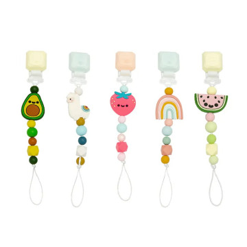 Loulou Lollipop 甜心版串珠固齒器奶嘴鍊夾