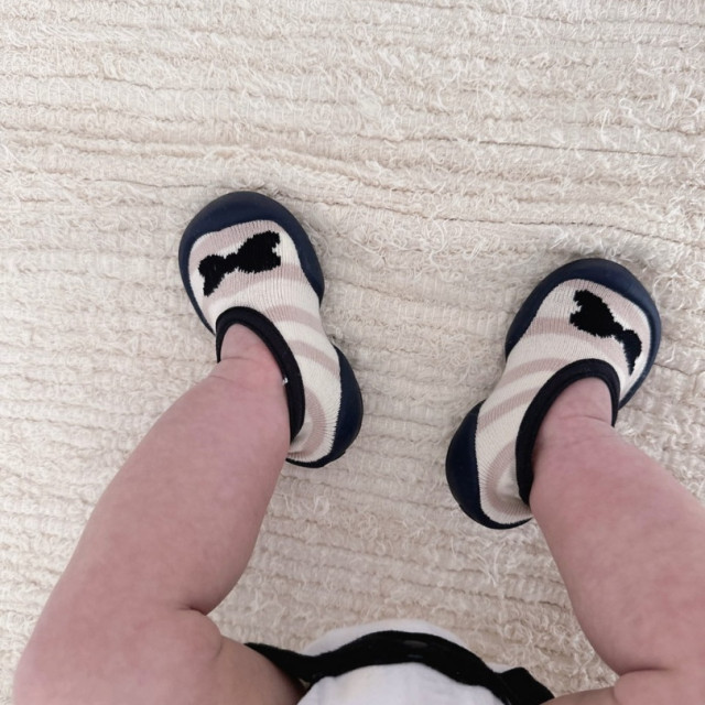 Ggomoosin 學步襪鞋 - 小小蝴蝶結 (短版)