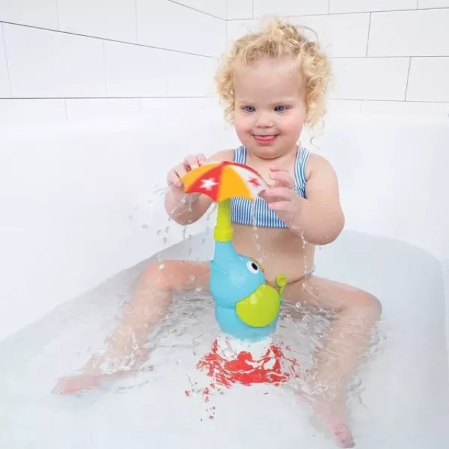 Yookidoo 以色列洗澡/戲水玩具-馬戲團小象