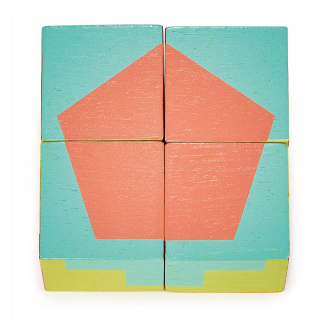 Mentari 彩色方塊益智拼圖