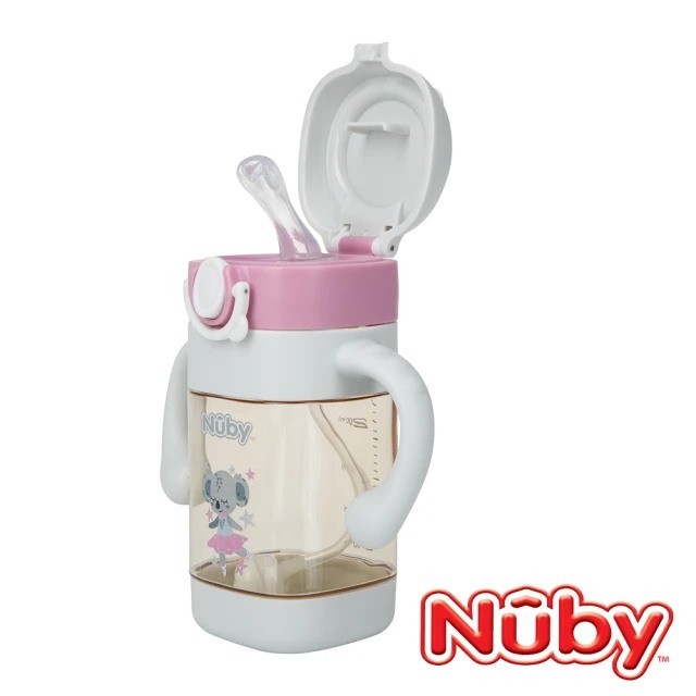 Nuby PPSU學飲杯 300ml(粗吸管)