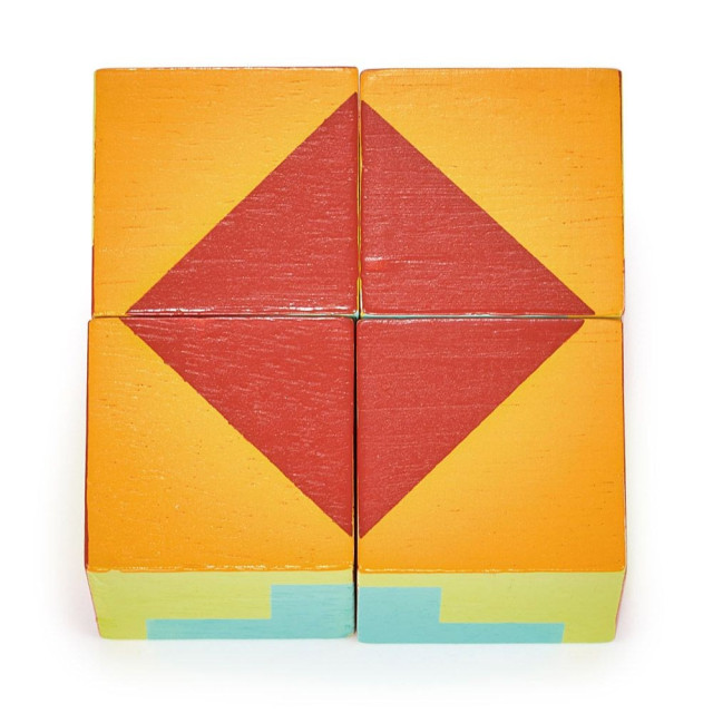 Mentari 彩色方塊益智拼圖